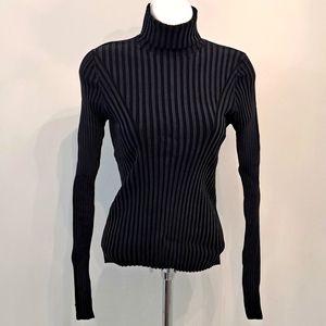 bebe Black Rib Sweater